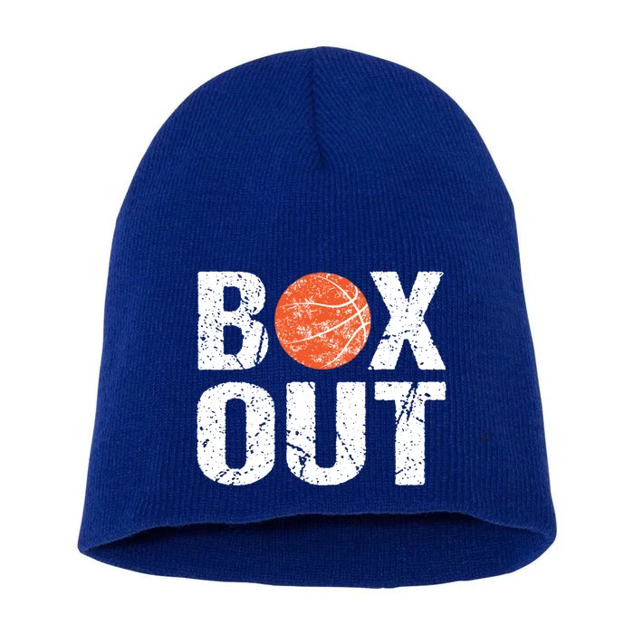 Basketball Coach Funny Coaching Saying Box Out Meaningful Gift Short Acrylic Beanie