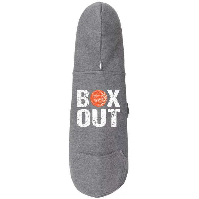 Basketball Coach Funny Coaching Saying Box Out Meaningful Gift Doggie 3-End Fleece Hoodie