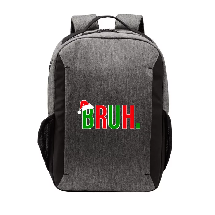 Bruh. Colorful Funny Christmas Vector Backpack