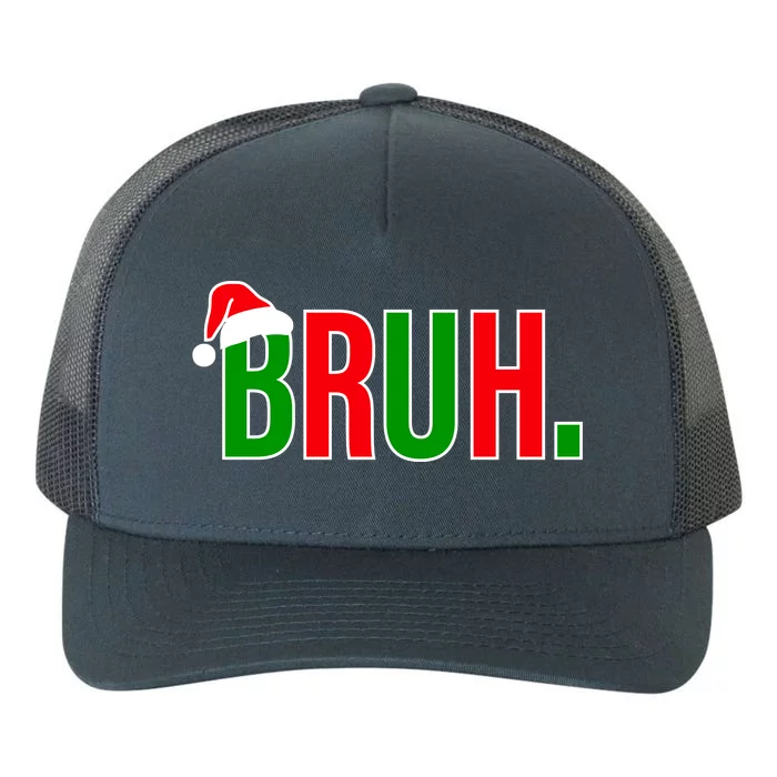 Bruh. Colorful Funny Christmas Yupoong Adult 5-Panel Trucker Hat