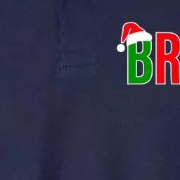 Bruh. Colorful Funny Christmas Softstyle Adult Sport Polo