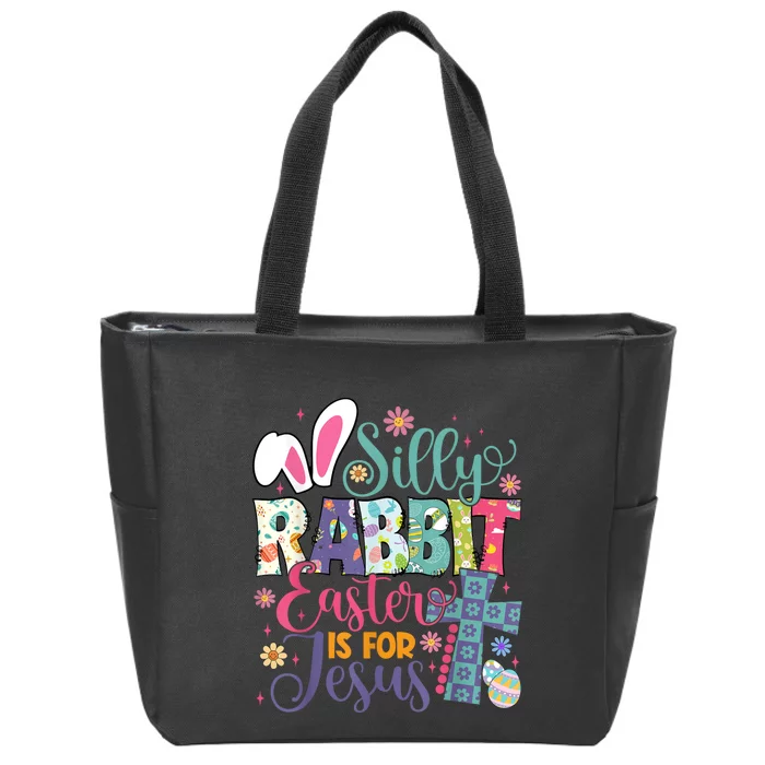 Bunny Christian Faith Zip Tote Bag