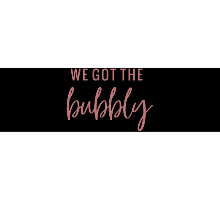 Bubbly Celebration For Bachelorette Party Bumper Sticker