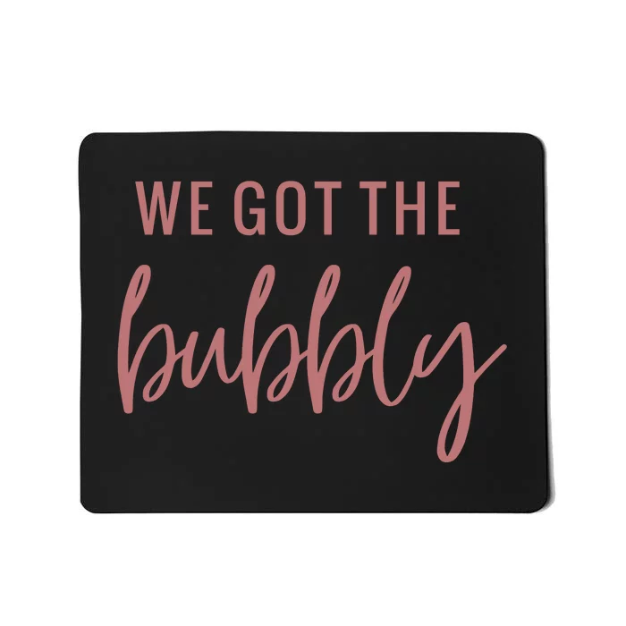 Bubbly Celebration For Bachelorette Party Mousepad