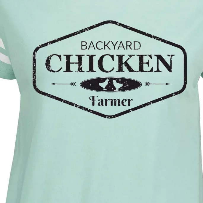 Backyard Chicken Farmer Chicken Lover Cute Enza Ladies Jersey Football T-Shirt