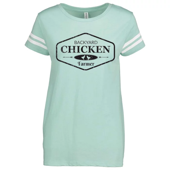 Backyard Chicken Farmer Chicken Lover Cute Enza Ladies Jersey Football T-Shirt