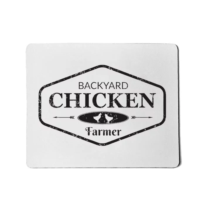 Backyard Chicken Farmer Chicken Lover Cute Mousepad