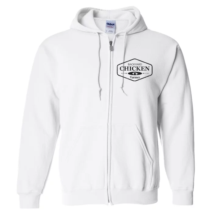 Backyard Chicken Farmer Chicken Lover Cute Full Zip Hoodie