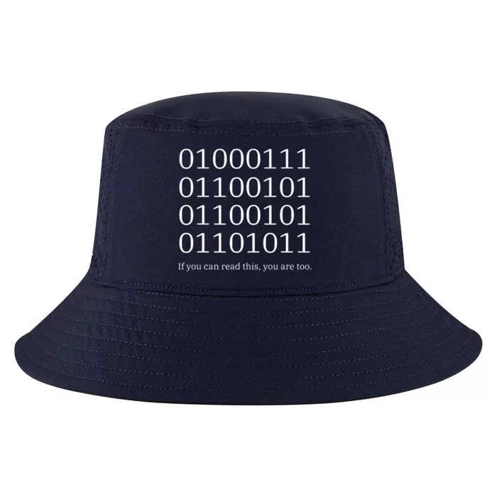 Binary Code Funny Computer Science Programmer Coding Cool Comfort Performance Bucket Hat