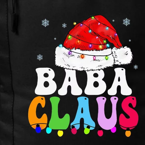 Baba Claus Funny Xmas Family Matching Grandma Christmas Daily Commute Backpack