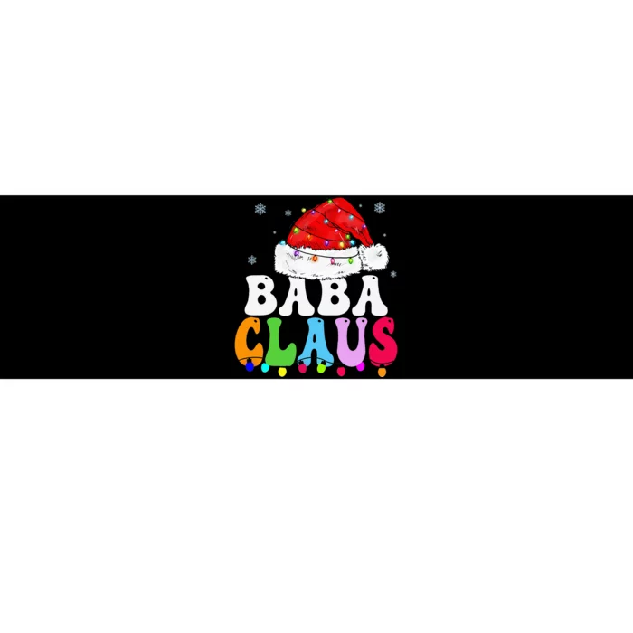 Baba Claus Funny Xmas Family Matching Grandma Christmas Bumper Sticker