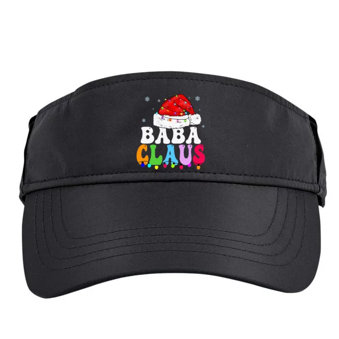 Baba Claus Funny Xmas Family Matching Grandma Christmas Adult Drive Performance Visor