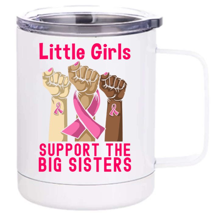 Breast Cancer Funny Gift Survived Sister Gift Front & Back 12oz Stainless Steel Tumbler Cup