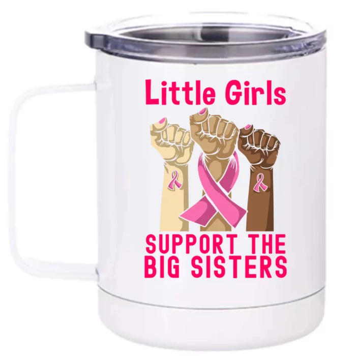 Breast Cancer Funny Gift Survived Sister Gift Front & Back 12oz Stainless Steel Tumbler Cup