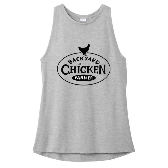 Backyard Chicken Farmer Chicken Lover Cute Ladies Tri-Blend Wicking Tank