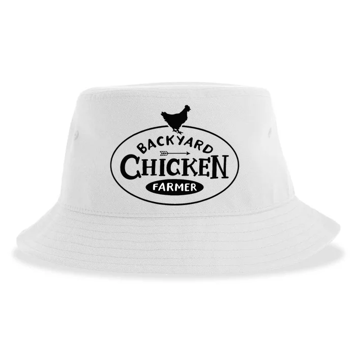 Backyard Chicken Farmer Chicken Lover Cute Sustainable Bucket Hat