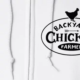 Backyard Chicken Farmer Chicken Lover Cute Full Zip Hoodie