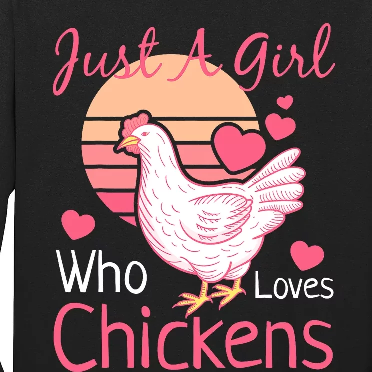 Best Chicken For Girls Rooster Poultry Chicken Farmer Long Sleeve Shirt