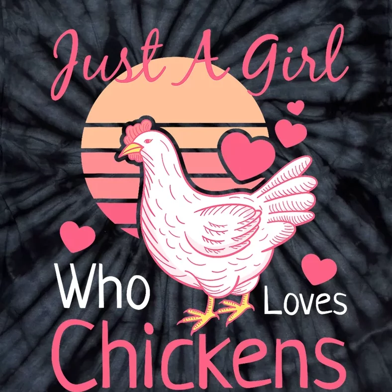 Best Chicken For Girls Rooster Poultry Chicken Farmer Tie-Dye T-Shirt