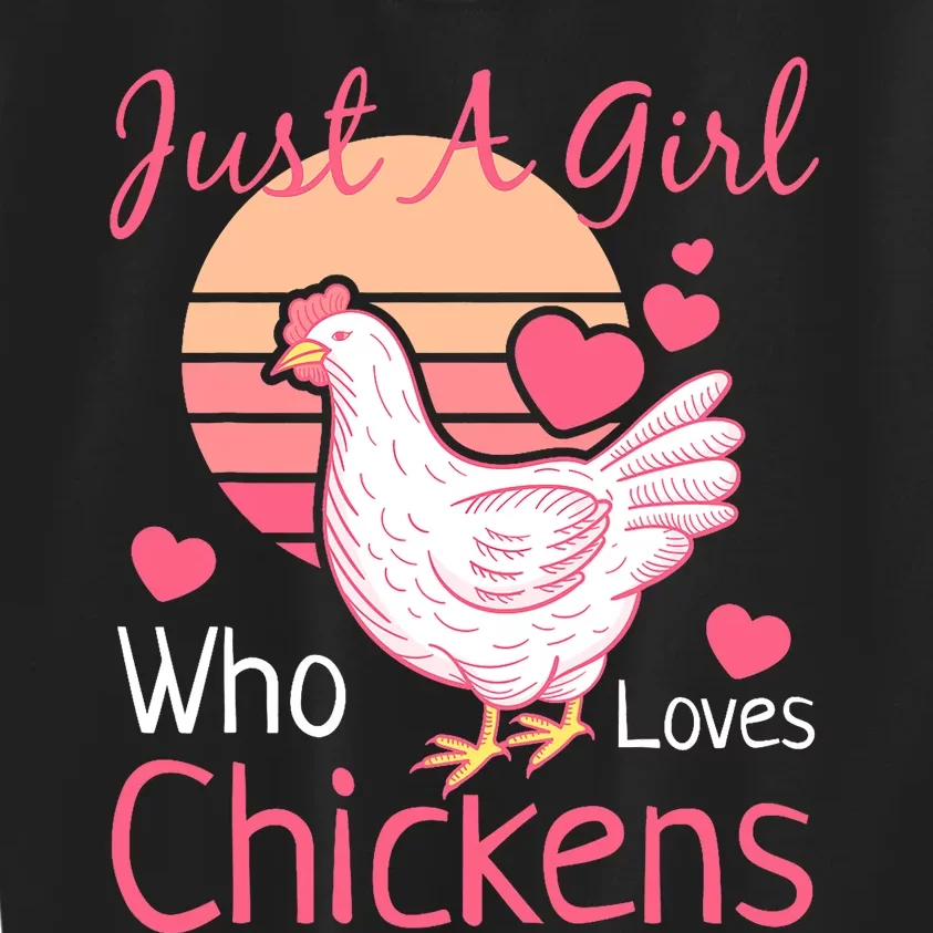 Best Chicken For Girls Rooster Poultry Chicken Farmer Kids Sweatshirt