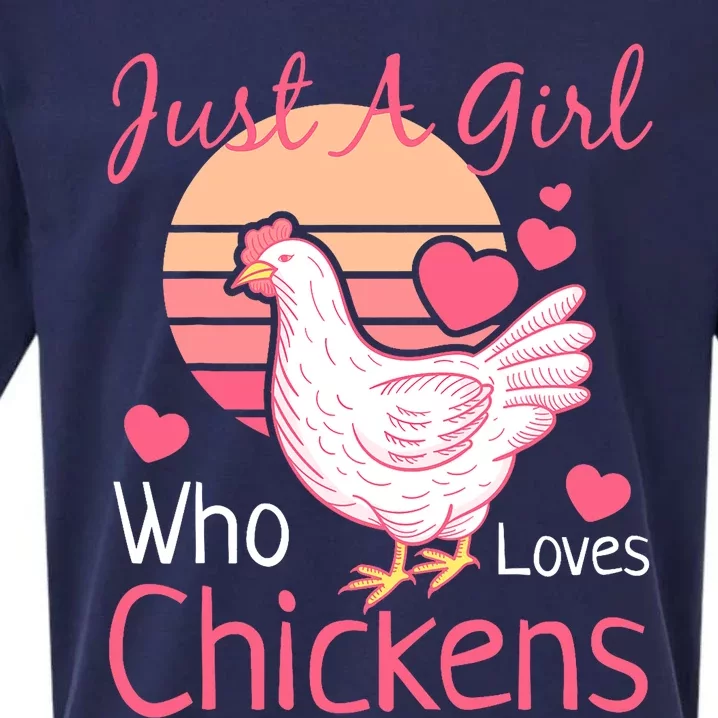 Best Chicken For Girls Rooster Poultry Chicken Farmer Sueded Cloud Jersey T-Shirt