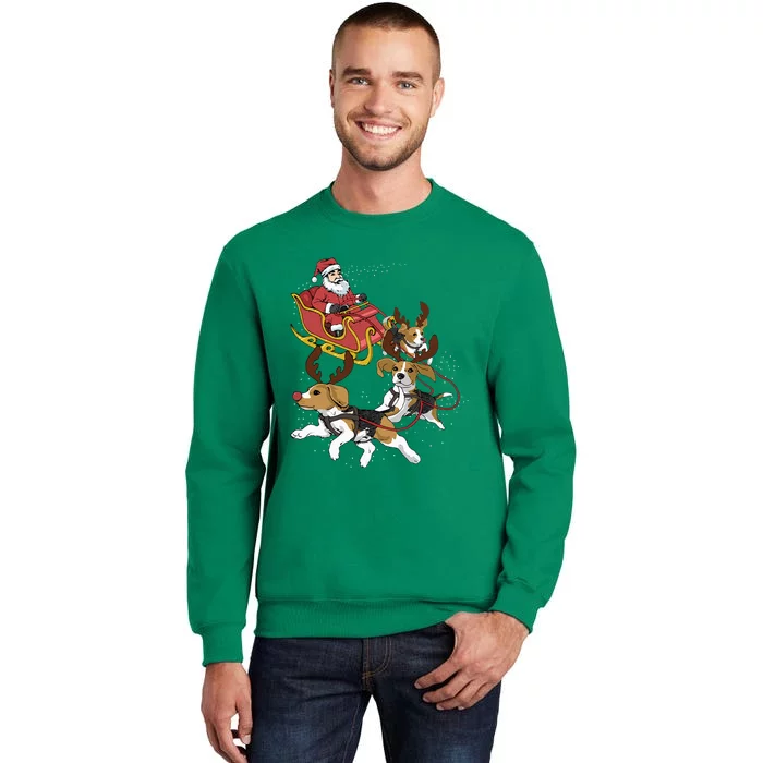 Beagle Christmas For Cute Dog Lovers Sweatshirt