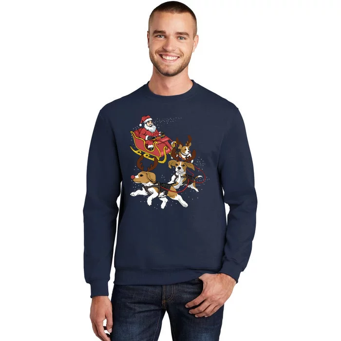 Beagle Christmas For Cute Dog Lovers Tall Sweatshirt