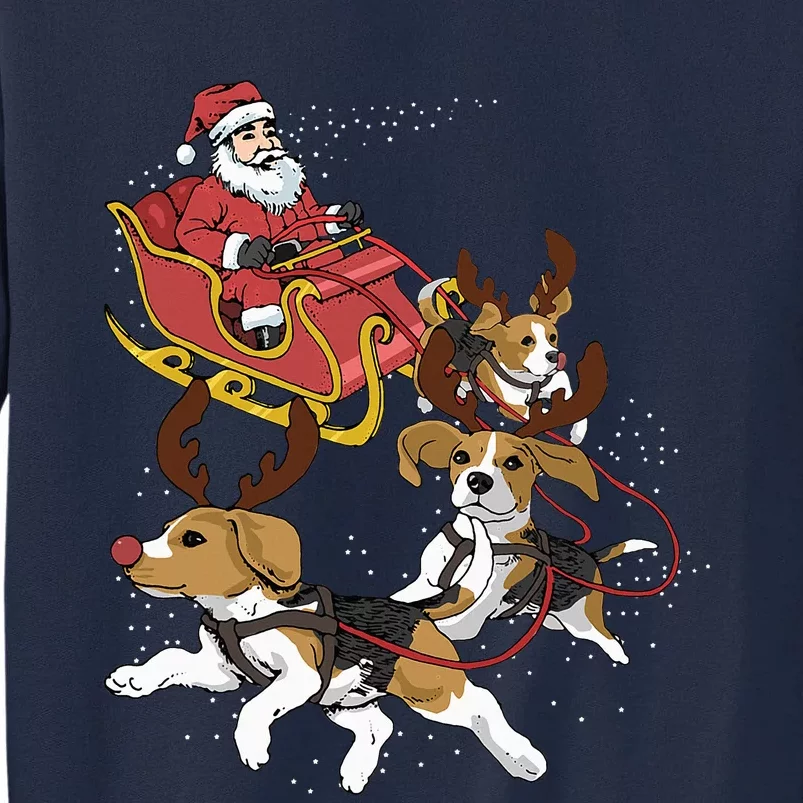 Beagle Christmas For Cute Dog Lovers Tall Sweatshirt