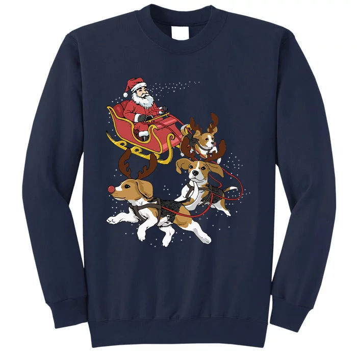 Beagle Christmas For Cute Dog Lovers Tall Sweatshirt