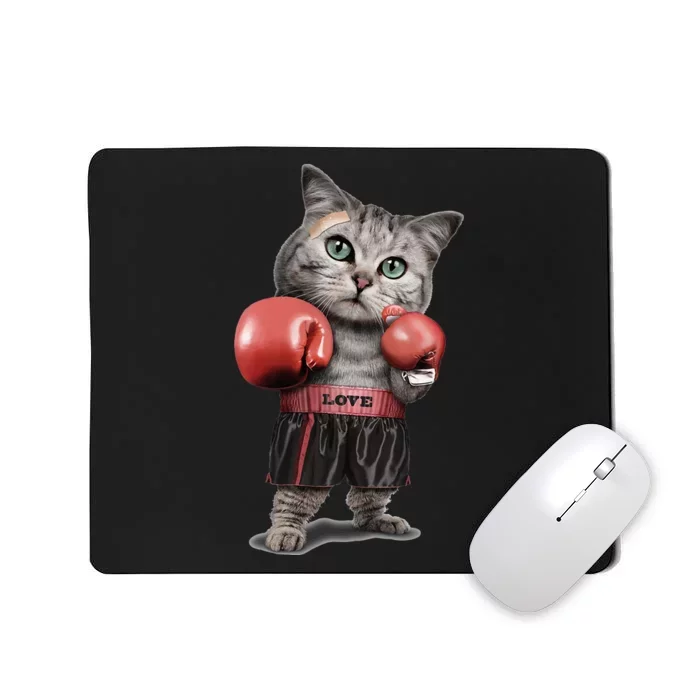 BOXING CAT Funny Mousepad