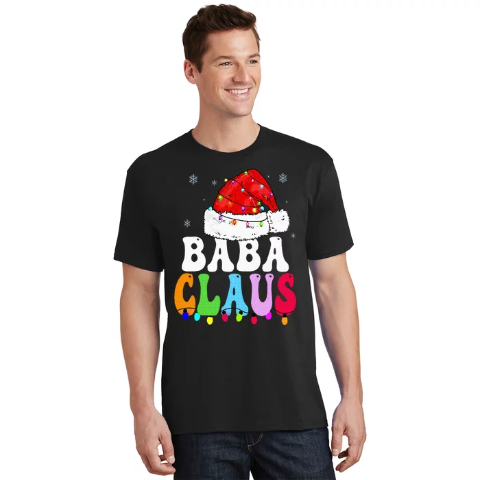 Baba Claus Funny Xmas Family Matching Baba Grandma Christmas T-Shirt