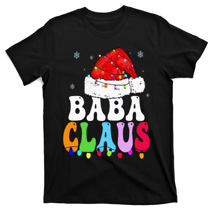 Baba Claus Funny Xmas Family Matching Baba Grandma Christmas T-Shirt