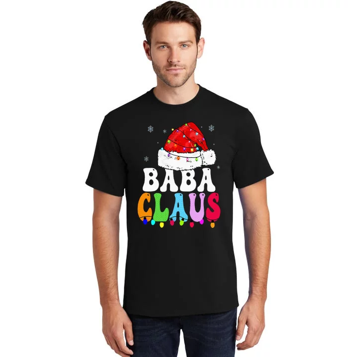 Baba Claus Funny Xmas Family Matching Baba Grandma Christmas Tall T-Shirt