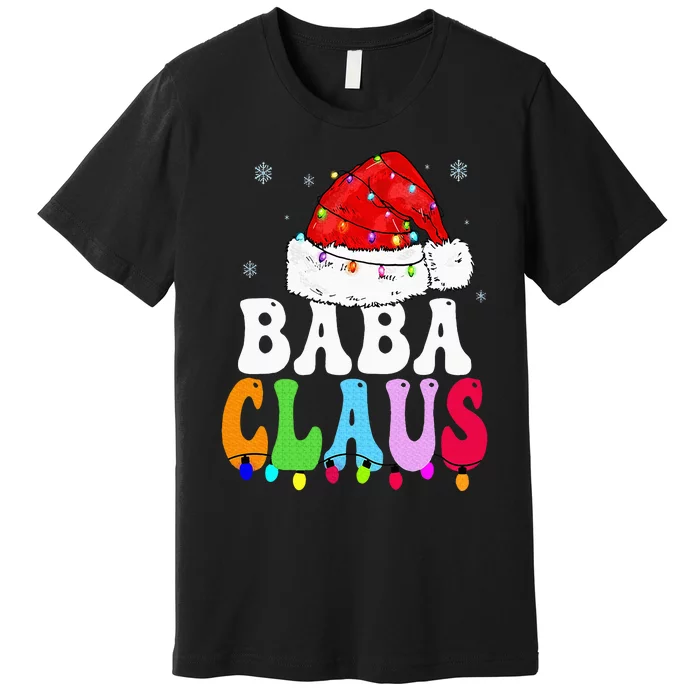 Baba Claus Funny Xmas Family Matching Baba Grandma Christmas Premium T-Shirt