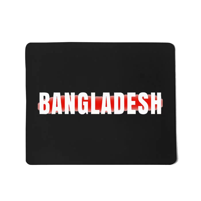 Bangladesh Cricket Fans Jersey Mousepad