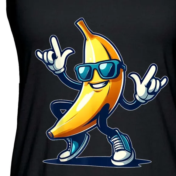 Banana Costume Funny Banana Ladies Essential Flowy Tank