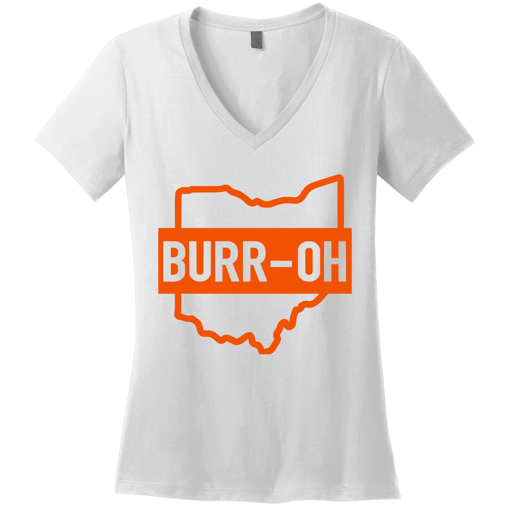 Joe Burrow Women's V-Neck, Cincinnati Football Women's V-Neck T-Shirt