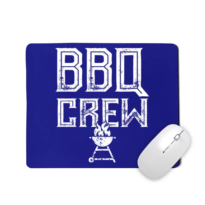 Bbq Crew Funny Bbq Lover Smoker Grilling Matching Bbq Day Gift Mousepad