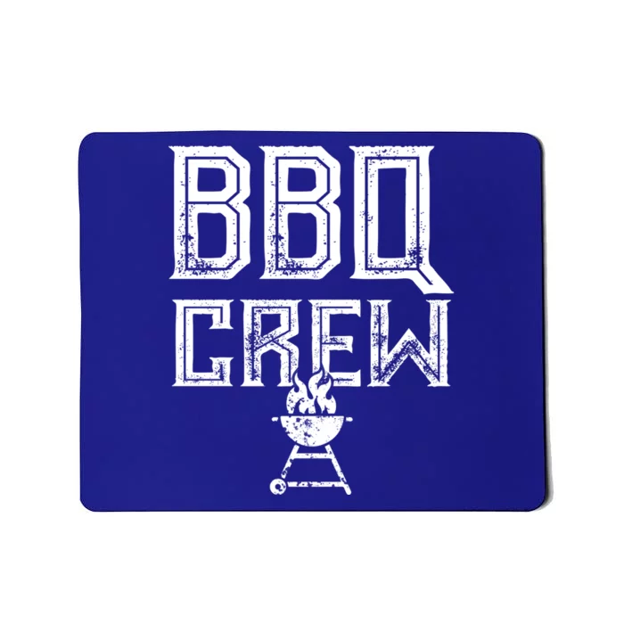 Bbq Crew Funny Bbq Lover Smoker Grilling Matching Bbq Day Gift Mousepad