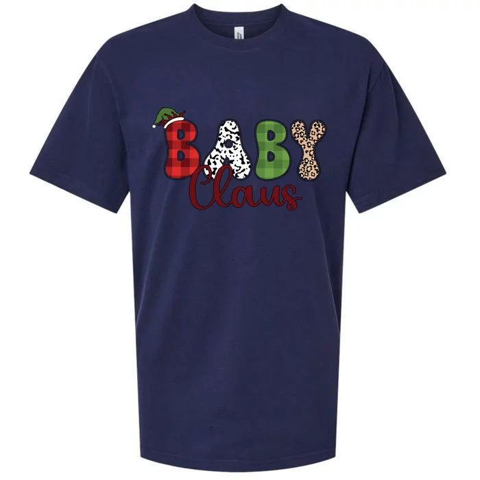 Baby Claus Funny Christmas Holiday Family Matching Sueded Cloud Jersey T-Shirt