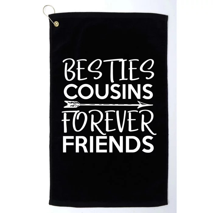 Besties Cousins Forever Friends Matching Cousin Bff Platinum Collection Golf Towel