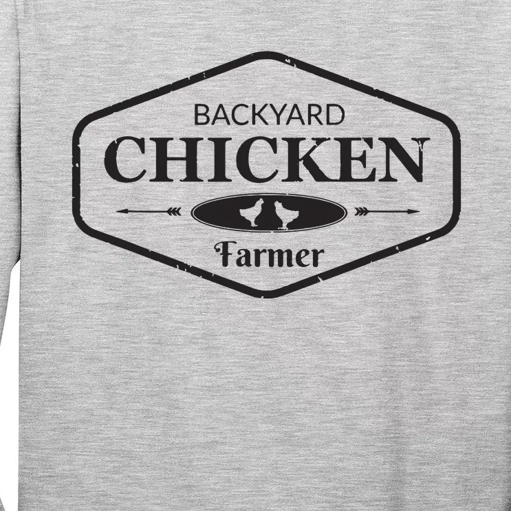 Backyard Chicken Farmer Chicken Lover Cute Tall Long Sleeve T-Shirt