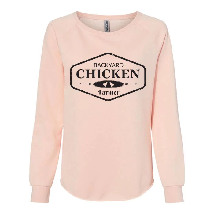 Backyard Chicken Farmer Chicken Lover Cute Womens California Wash Sweatshirt