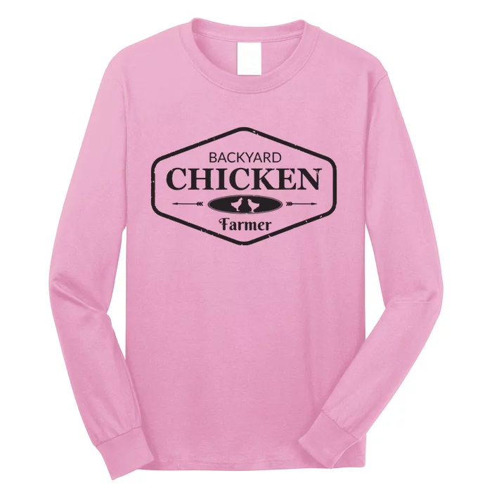 Backyard Chicken Farmer Chicken Lover Cute Long Sleeve Shirt