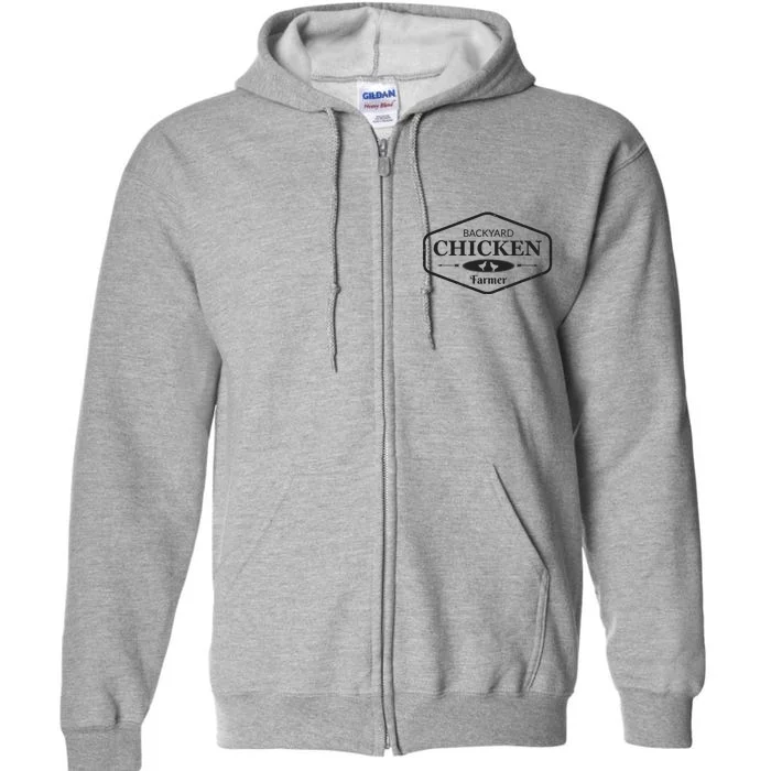 Backyard Chicken Farmer Chicken Lover Cute Full Zip Hoodie