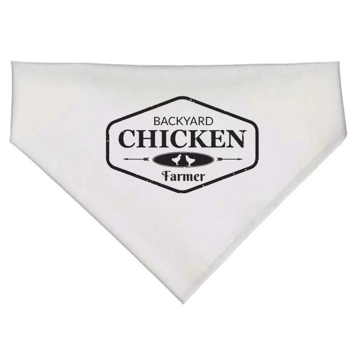 Backyard Chicken Farmer Chicken Lover Cute USA-Made Doggie Bandana