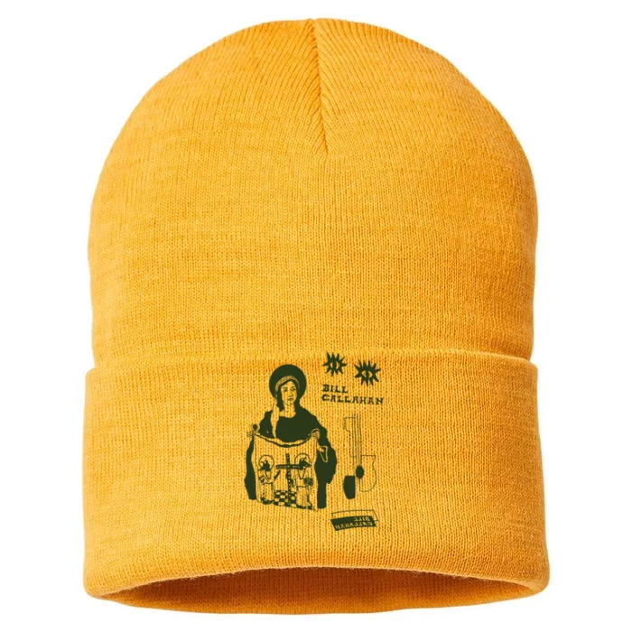 Bill Callahan Fan Art Sustainable Knit Beanie