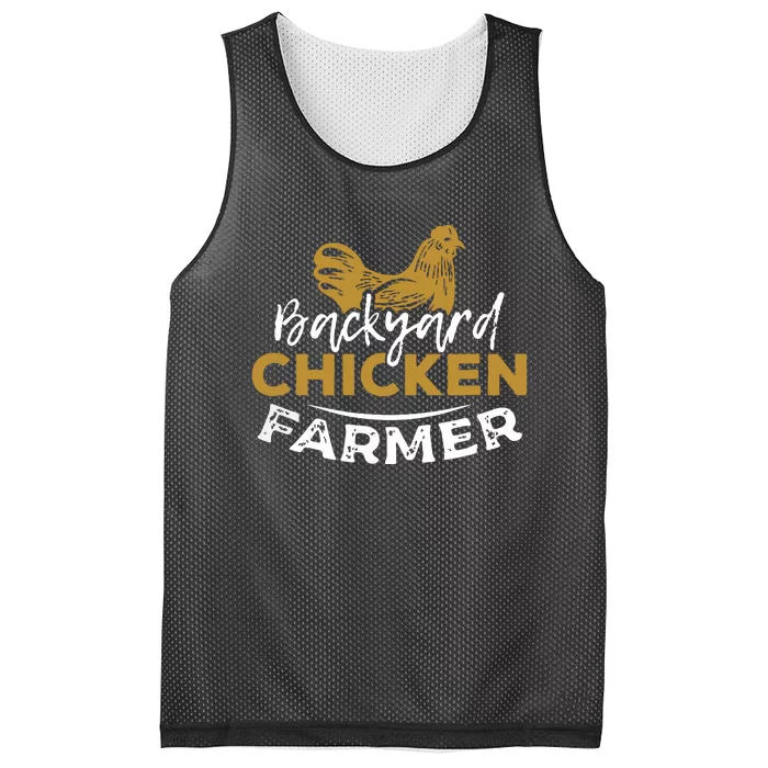 Backyard Chicken Farmer T Mesh Reversible Basketball Jersey Tank