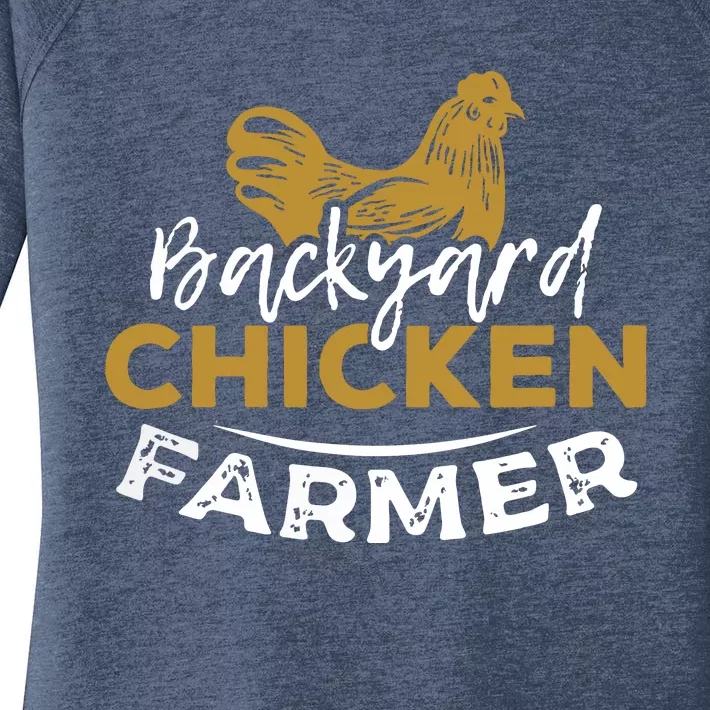 Backyard Chicken Farmer T Women's Perfect Tri Tunic Long Sleeve Shirt