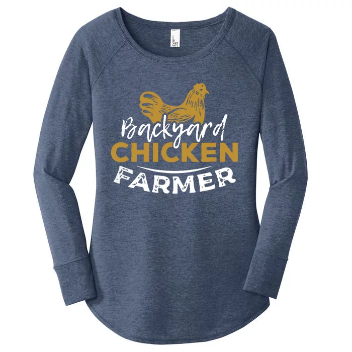 Backyard Chicken Farmer T Women's Perfect Tri Tunic Long Sleeve Shirt